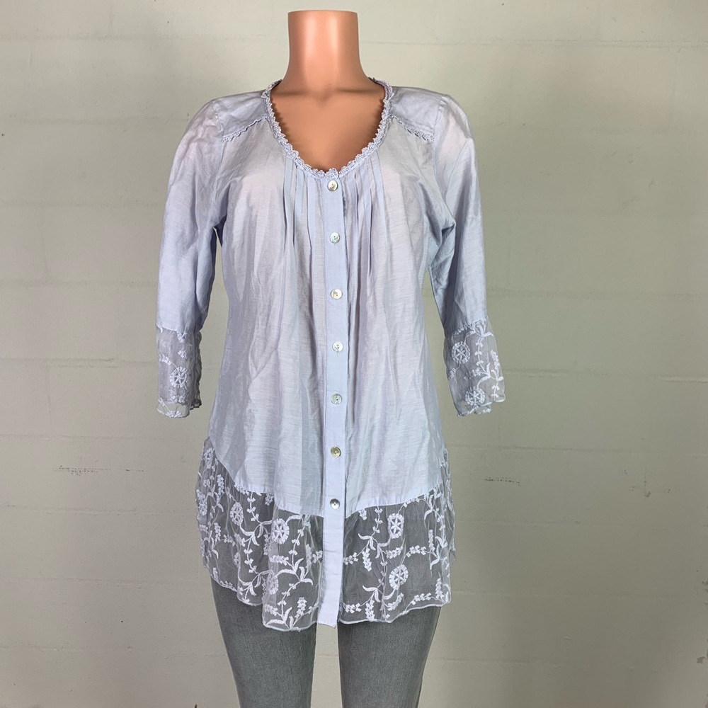 Soft surroundings blouse style 25307 size medium